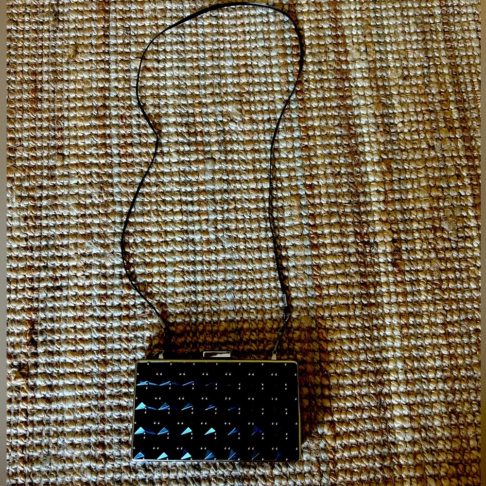 Beautiful vintage Italian clutch with strap Perfect for black tie